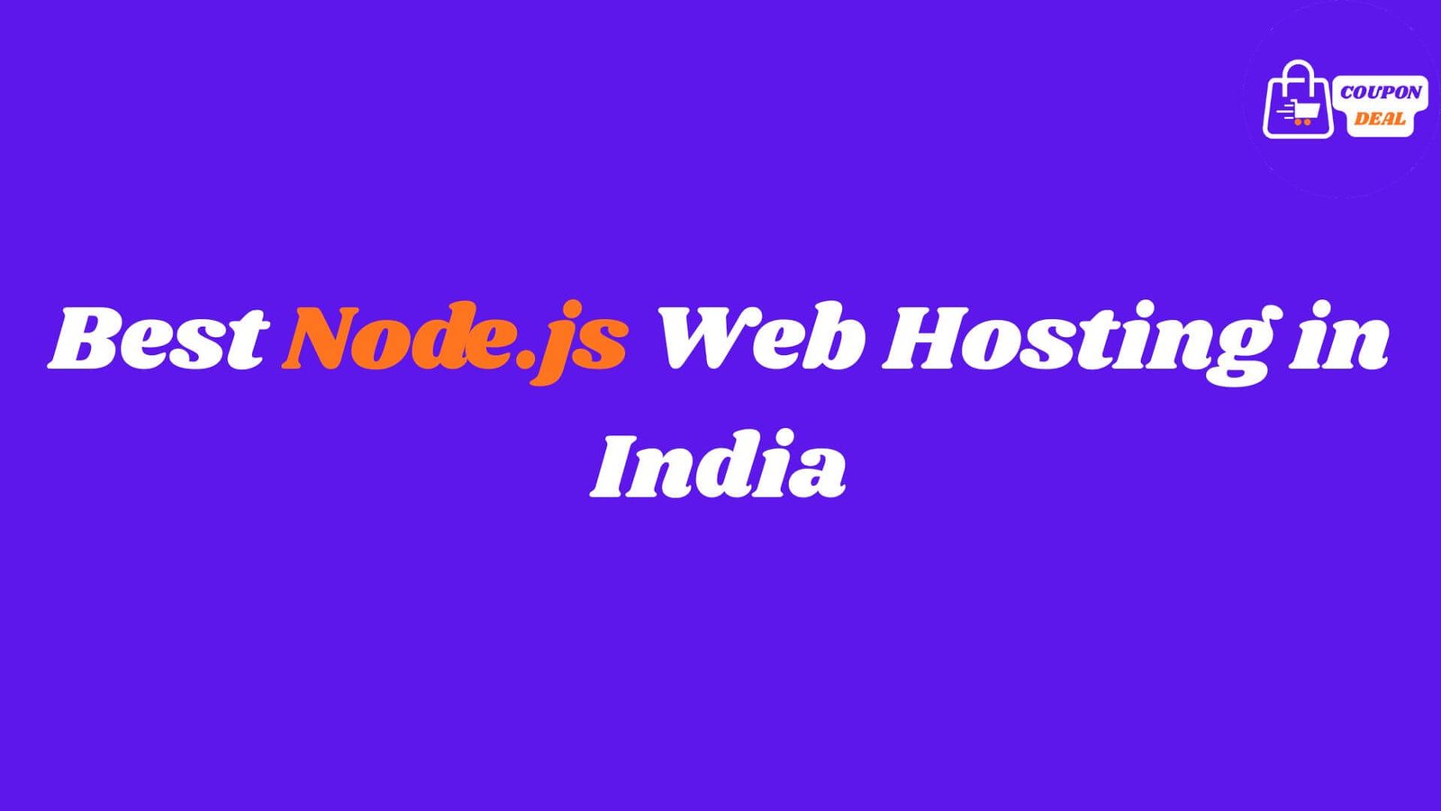 Best Node.js Web Hosting in India
